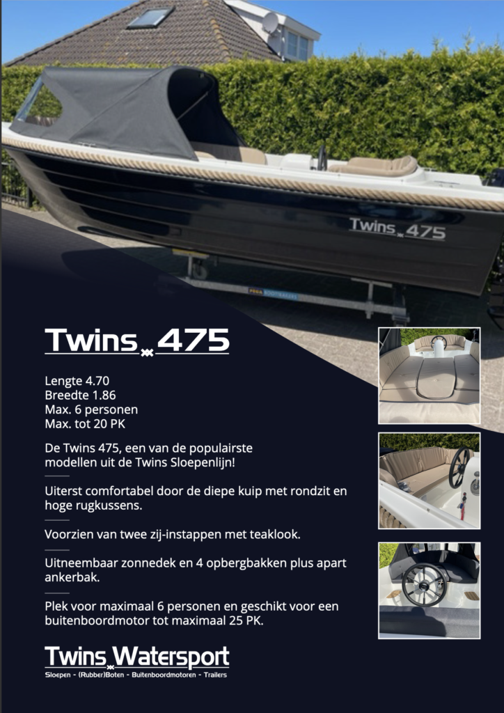 Flyer Twins Sloep 475 Twins Watersport