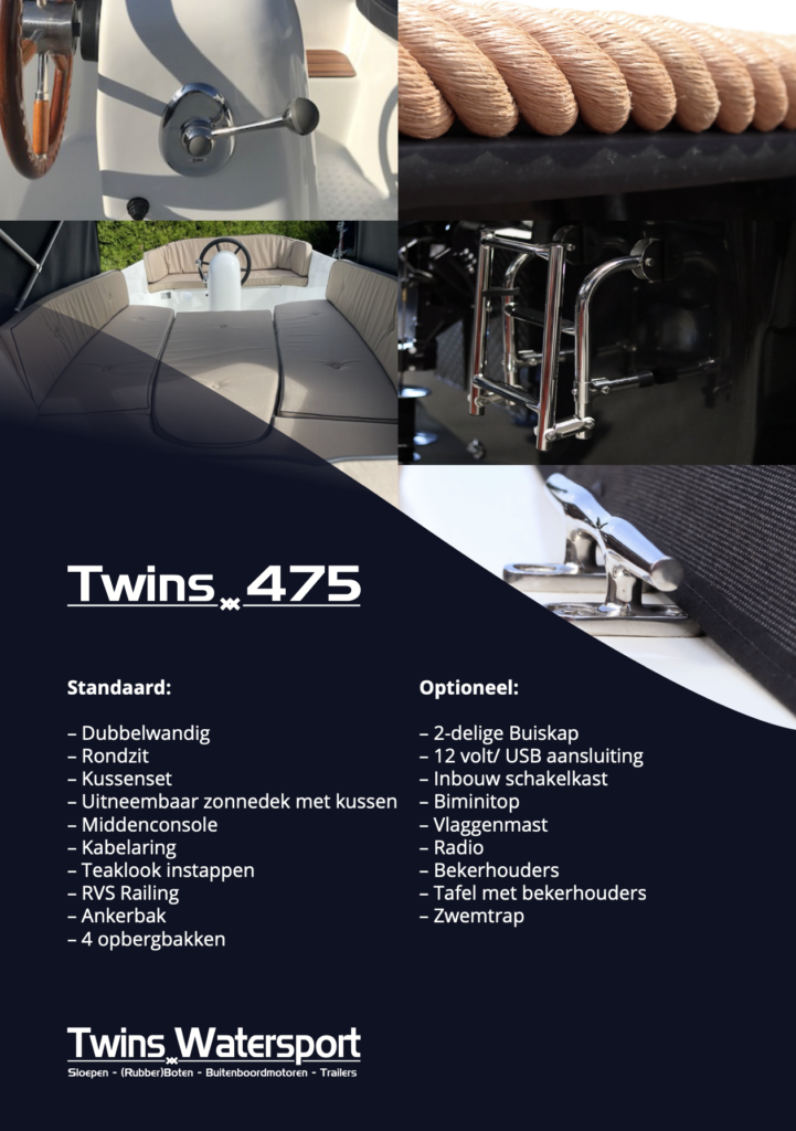 Flyer Twins Sloep 475 Twins Watersport