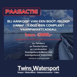 Paasactie bij Twins Watersport.