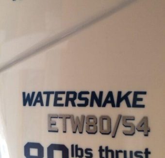 Electro Watersnake 80 LBS wit. electro buitenboordmotoren